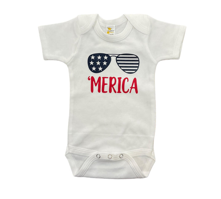 Merica Fourth of July Onesie BBD326