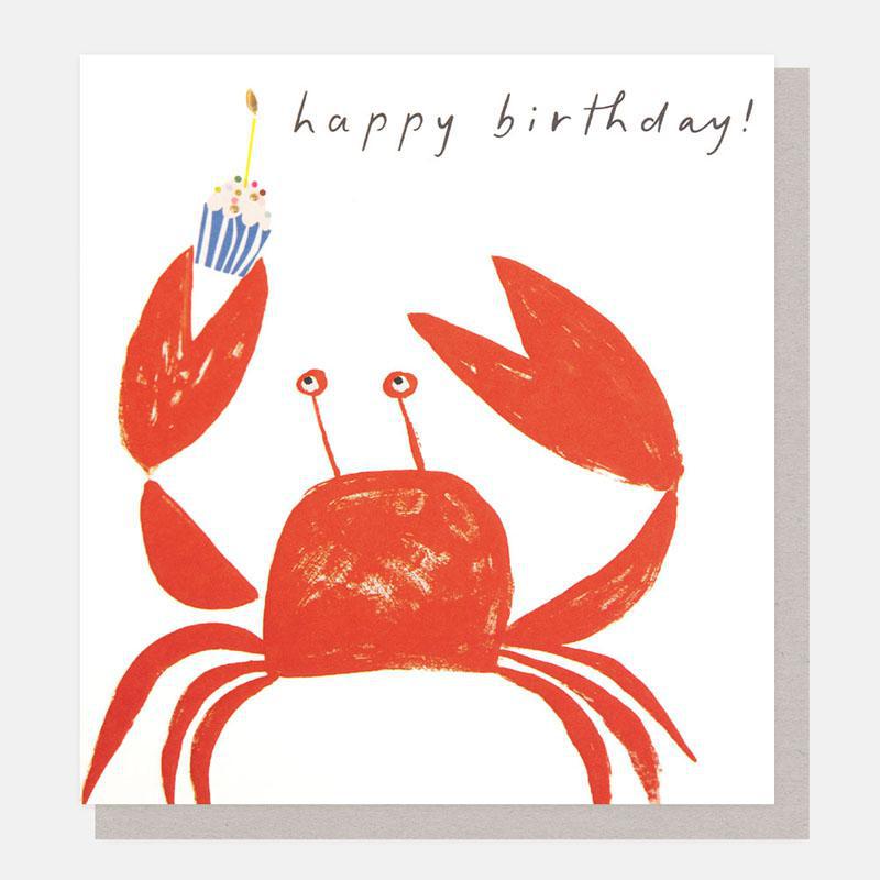 Birthday Crab Greeting Card NQI725