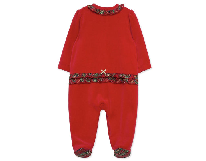Holly Plaid Footie LTM926