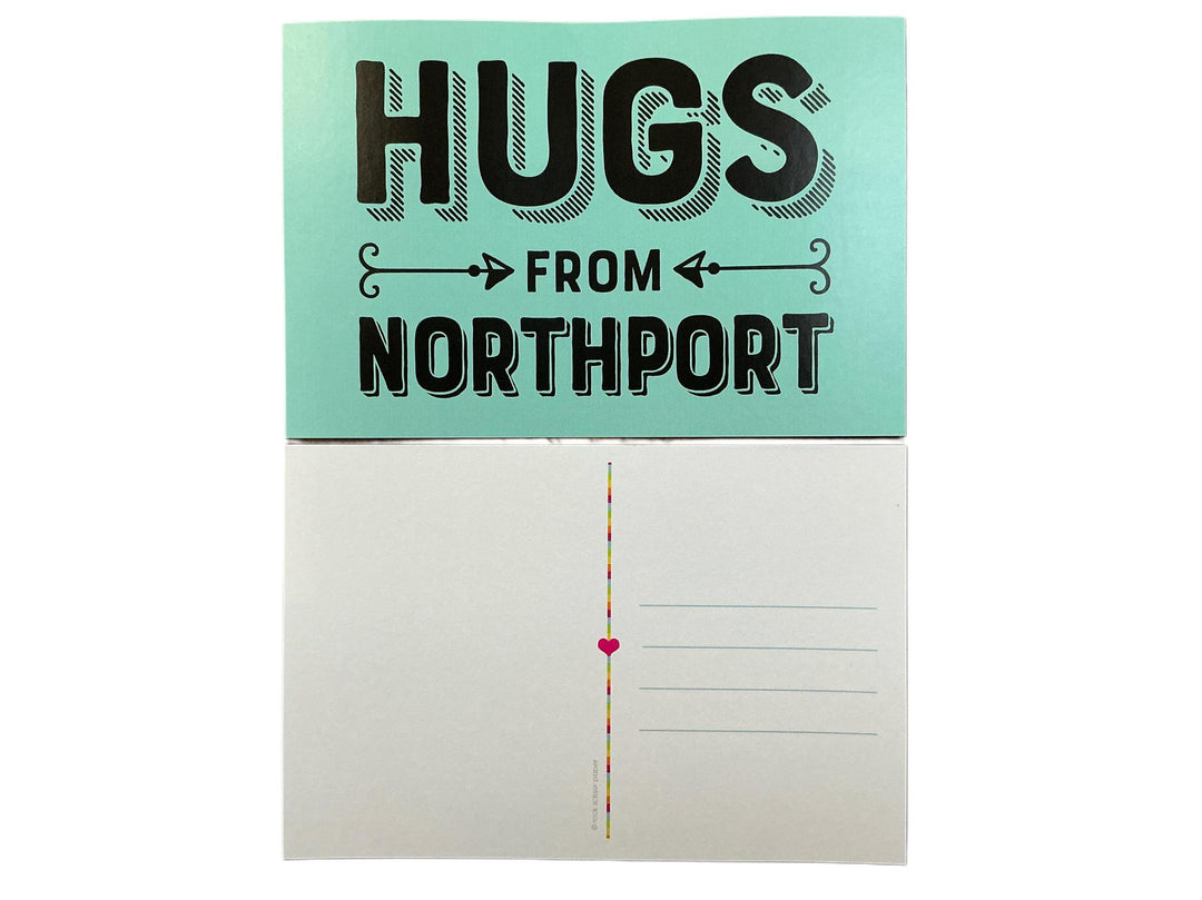 Hugs From Northport Postcard LLV