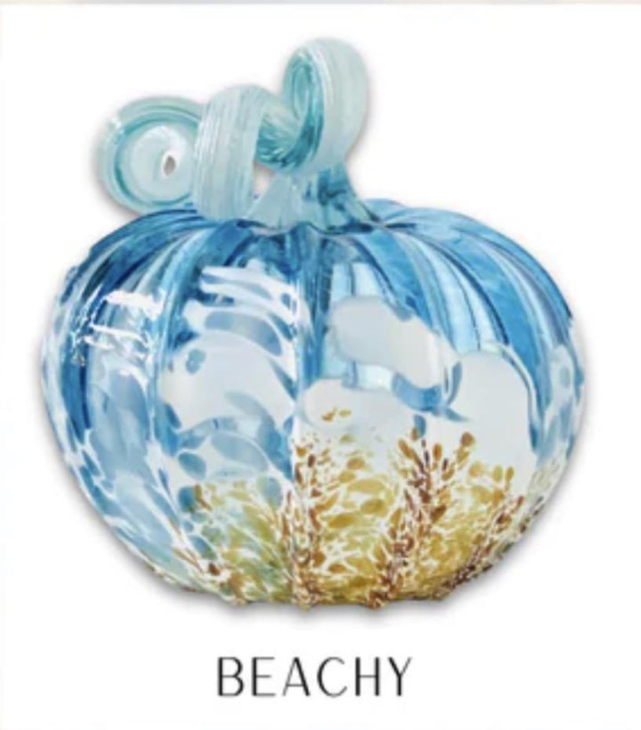 Mini Glass Pumpkins 4” LKA526