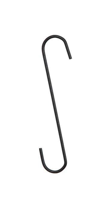 12” Black “S” Hook QMT525