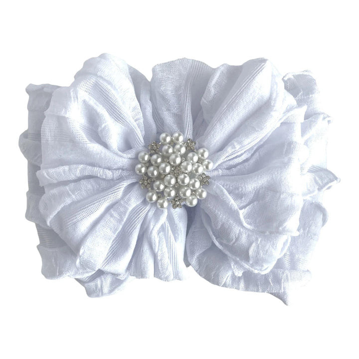 Pearl Ruffled Headband RRA525