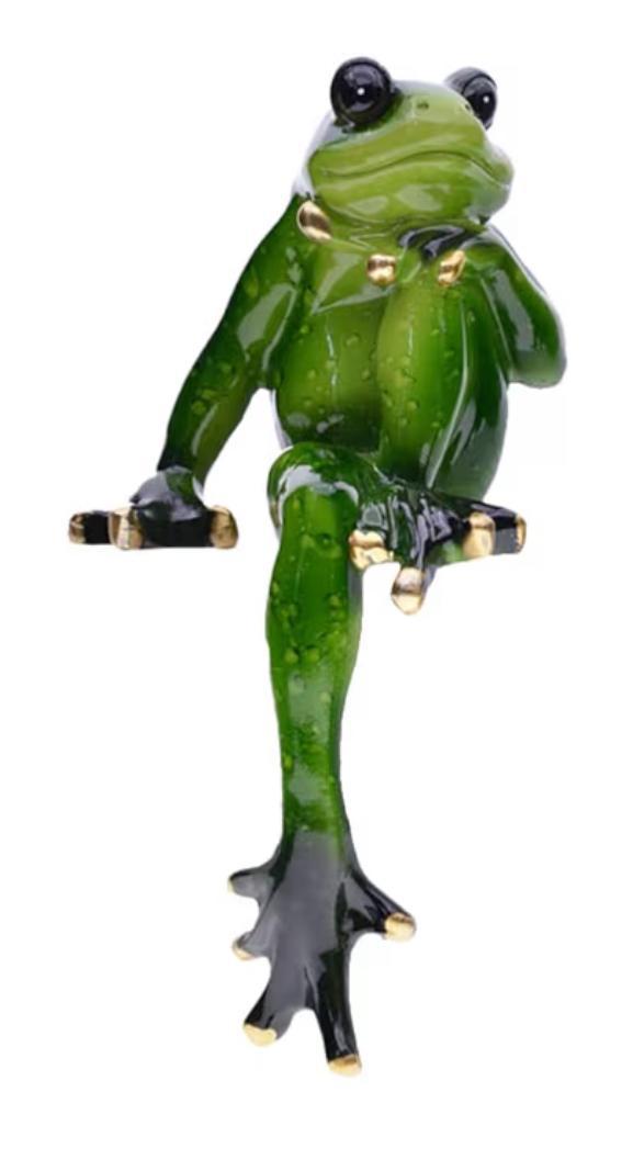 Thinking Frog Sitting Figurine AMZ1025