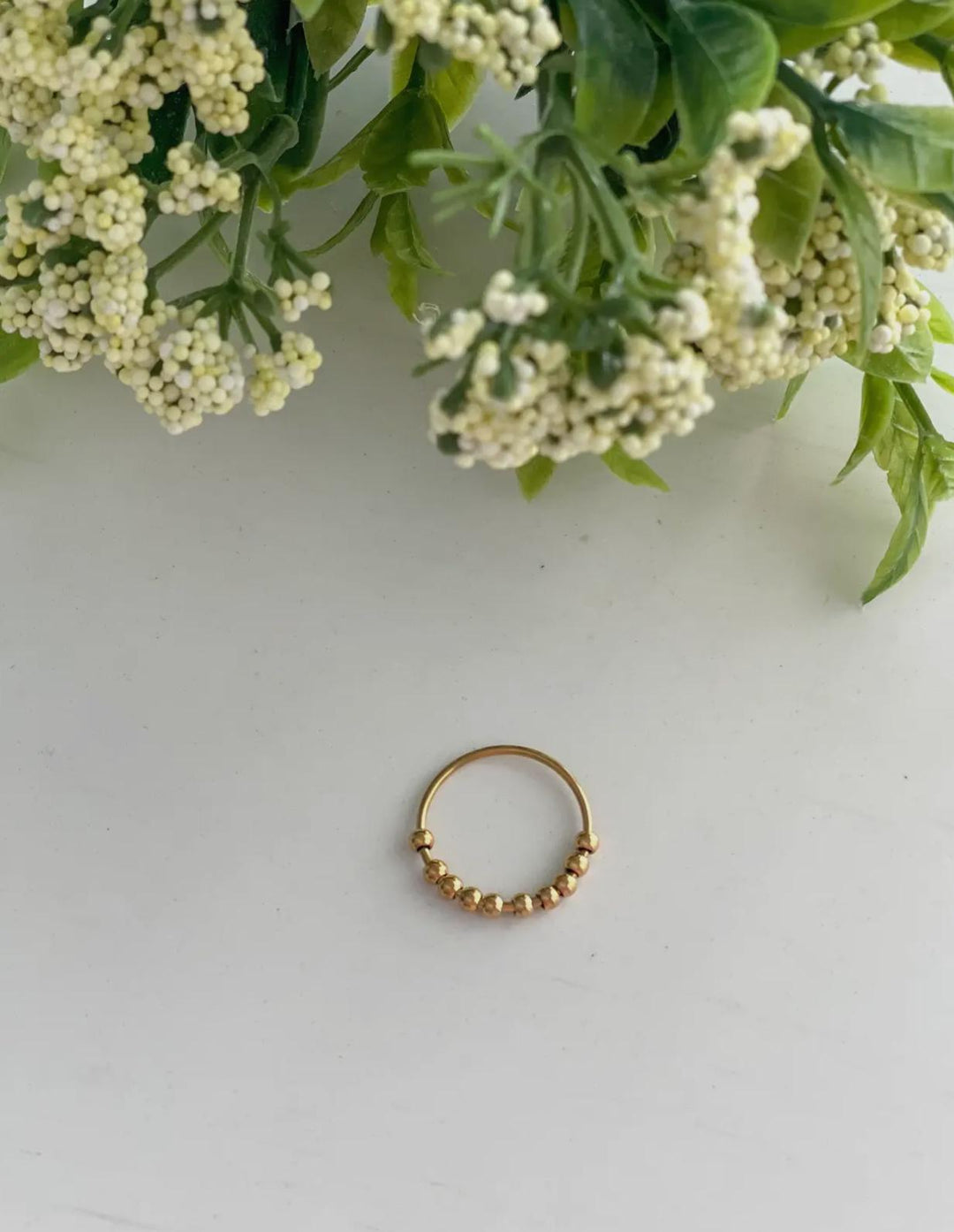 Harris Girls Anxiety Beaded Ring Silver/Gold HGR