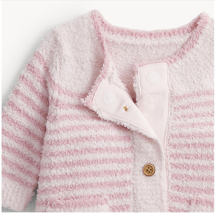 Chenille Pink Sweater Romper MGM826