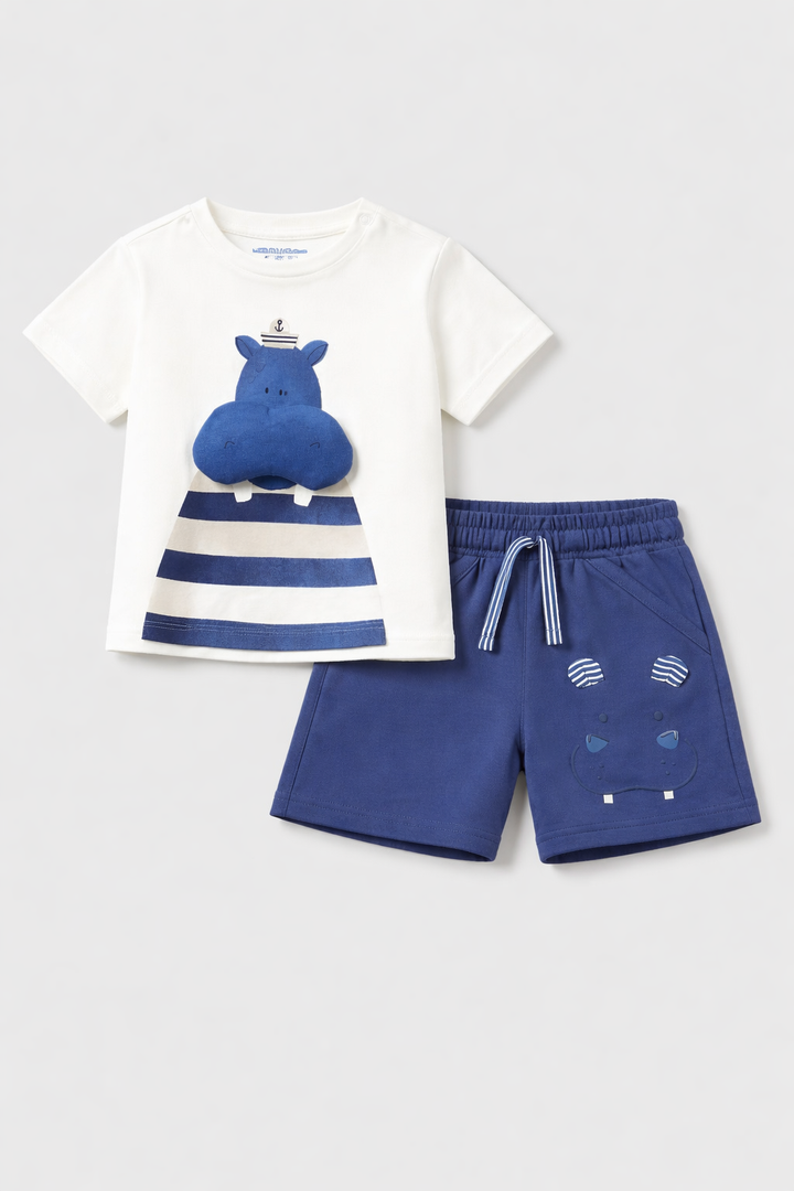Baby Appliqué Nata-Hipop w/Shorts MYR326