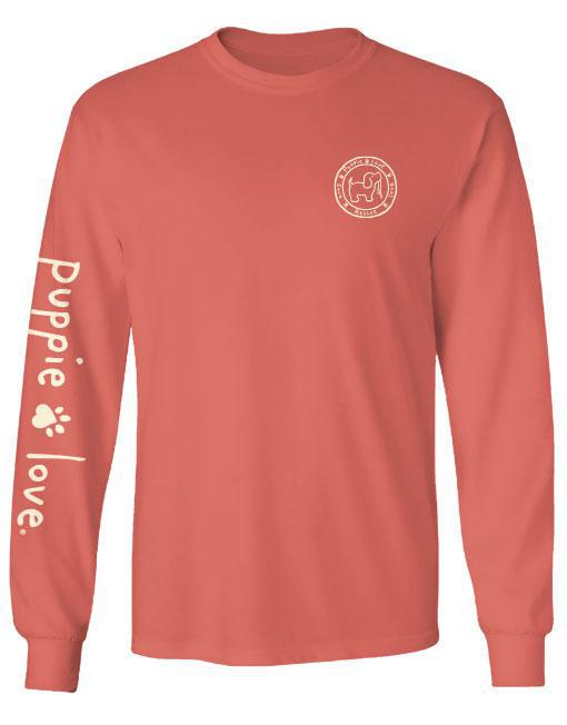 Beach Puppy Long Island Long Sleeve Tee Coral PUP