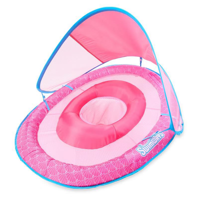 Swimways Sun Canopy Inflatable Baby Spring Float for Kids GND525