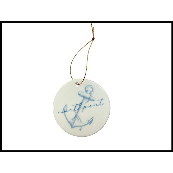 Anchor Round Ornament PTT1024