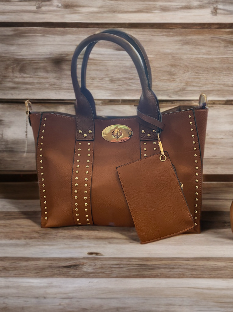 Studded 3n1 Handbag  60345 EMH