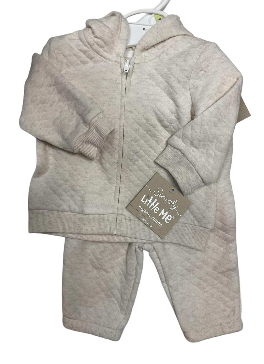 Oatmeal Quilt Hoodie Organic Cotton Set LTM