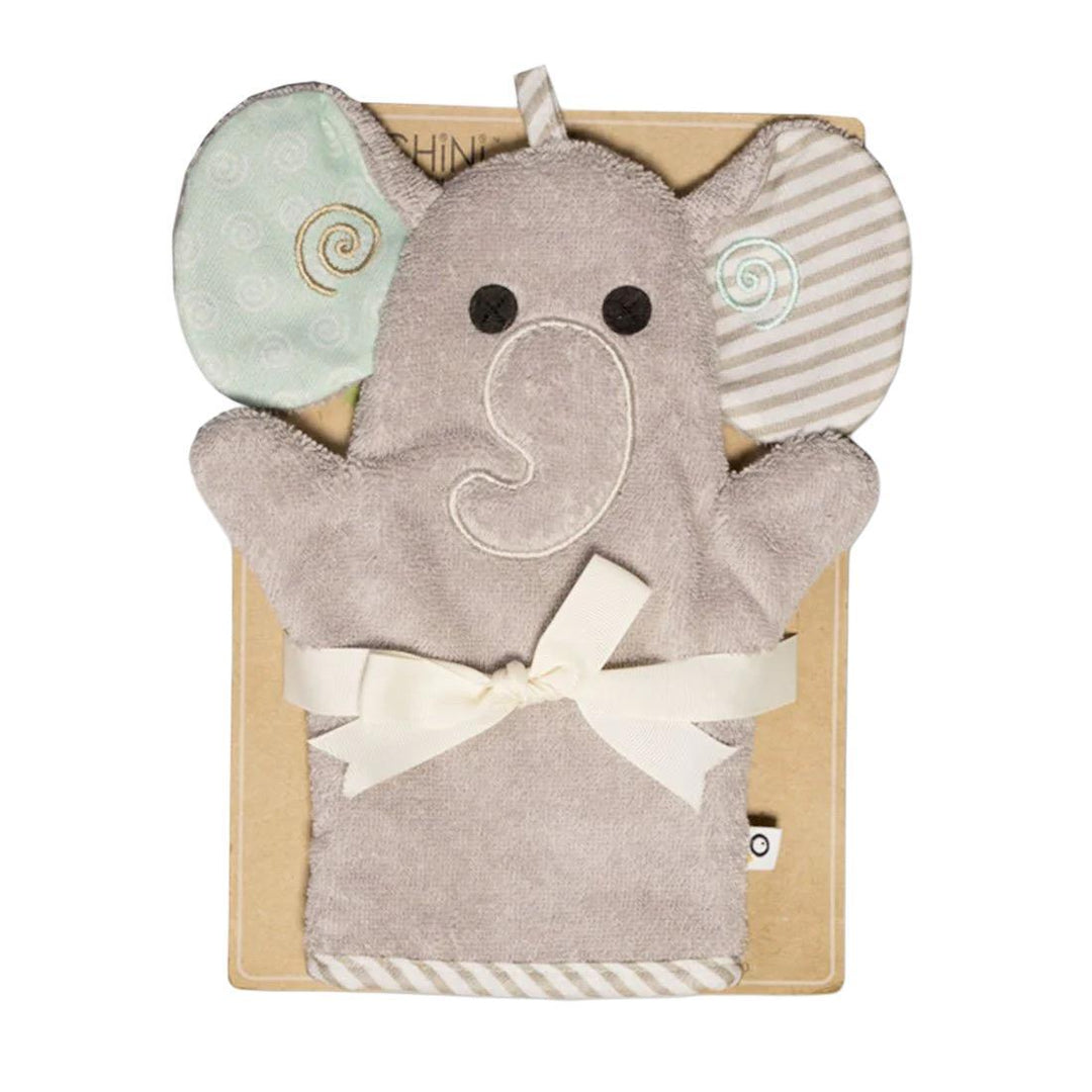 Baby Plush Terry Bath Mitt - Elle the Elephant ZCI226
