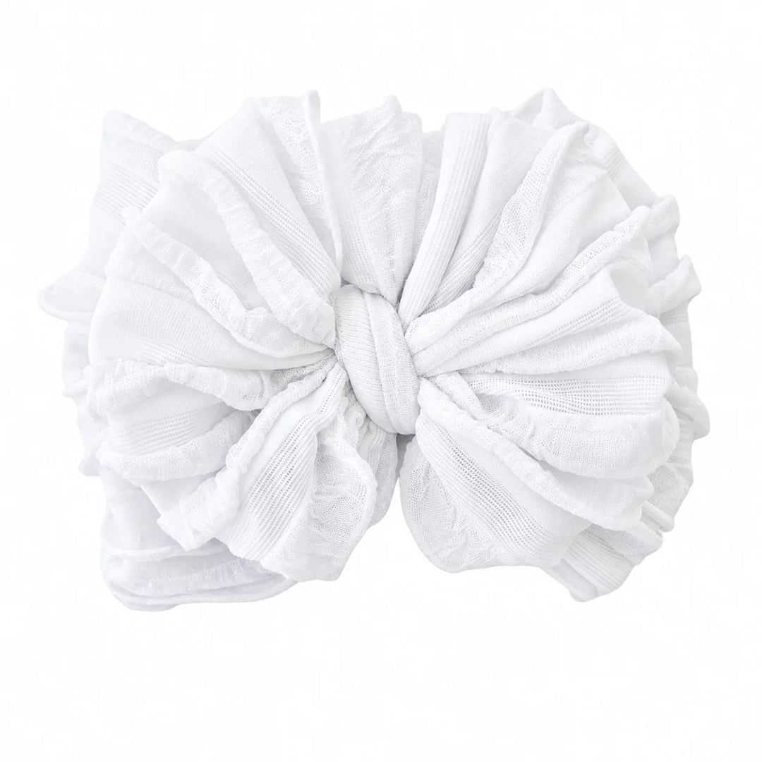 Ruffled Bow Headband RRA