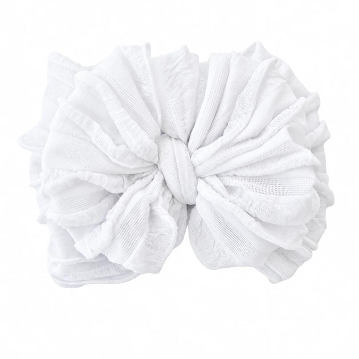 Ruffled Bow Headband RRA