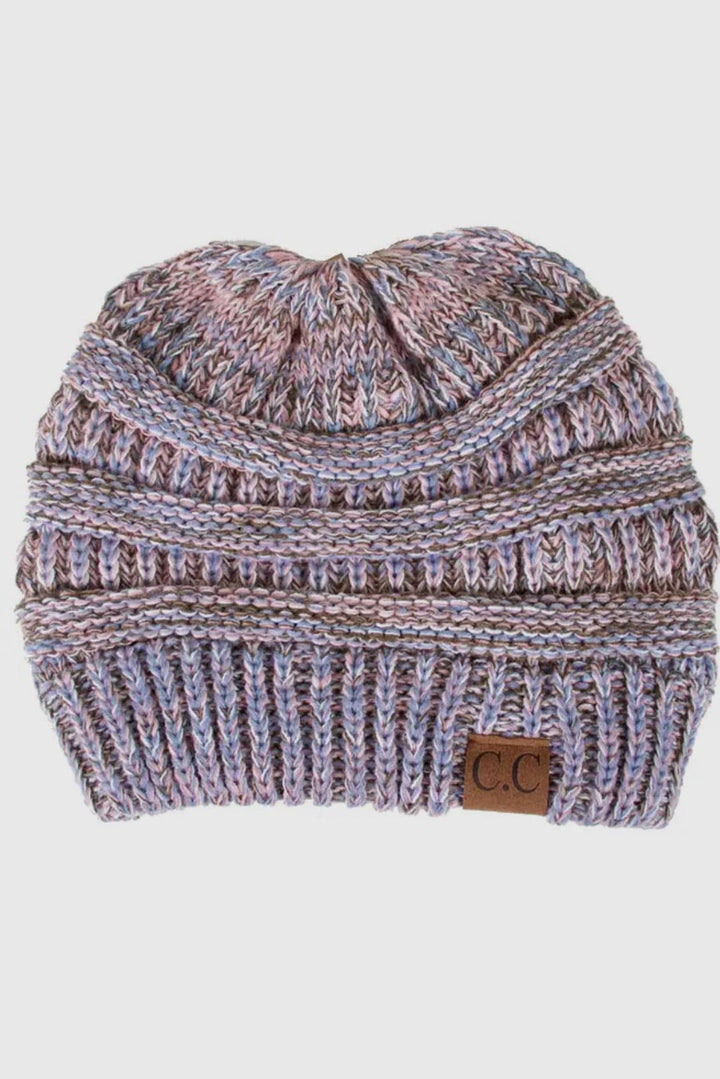 Adult Four Tone Thread Mix Beanie Multi HAN