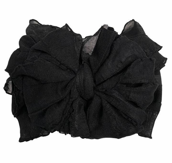 Ruffled Bow Headband RRA