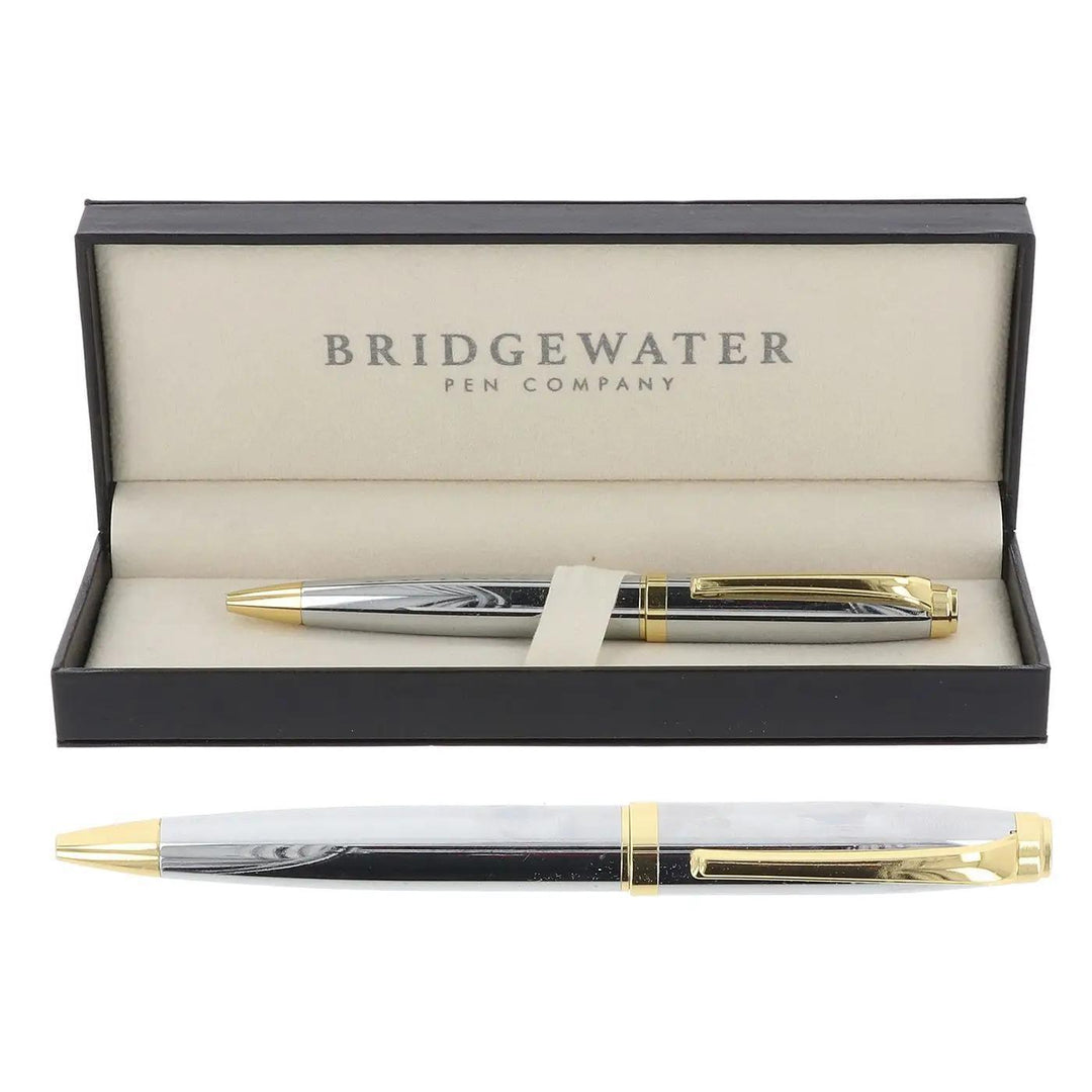 Bridgewater Chester Chrome/Gold Ball Pen JDL925