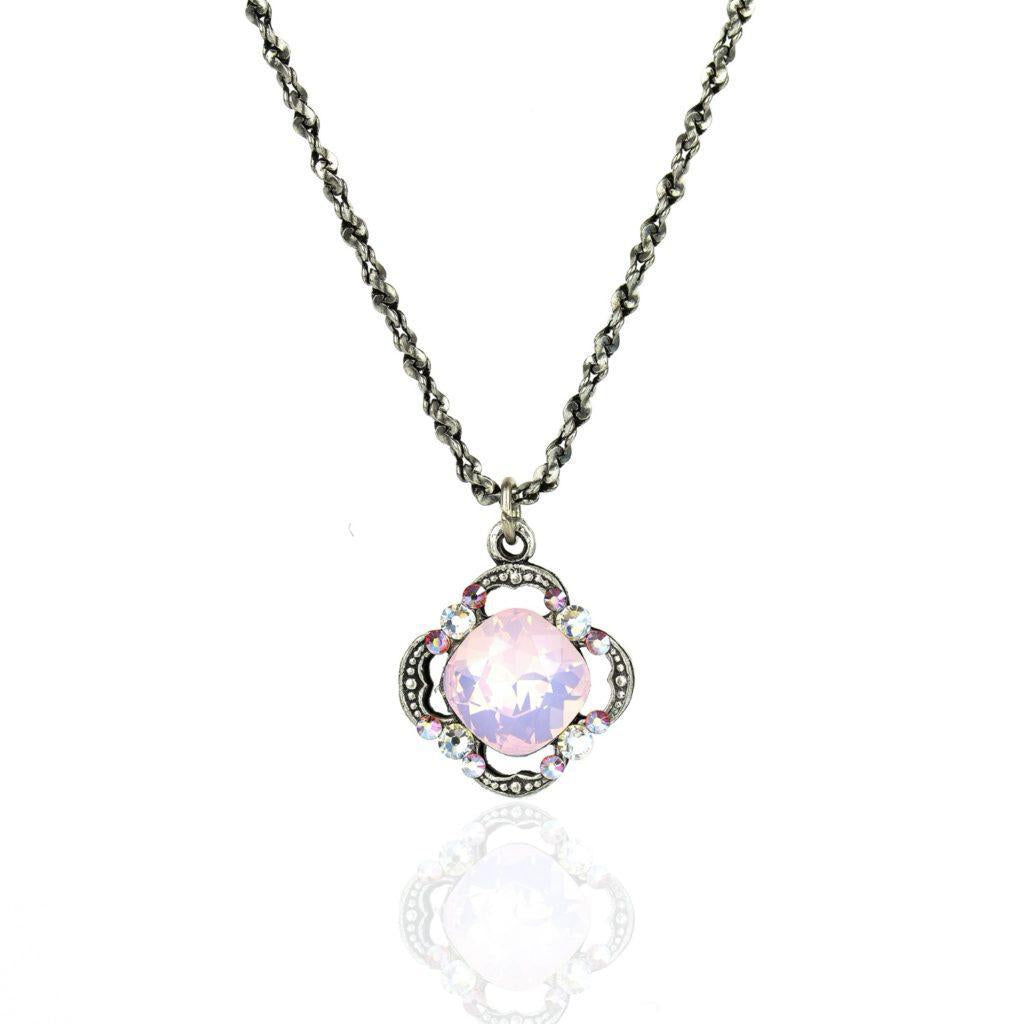 Eva Crystal Opal Necklace AKD1025