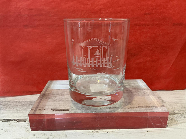 Northport Dock Etched Glassware SUS