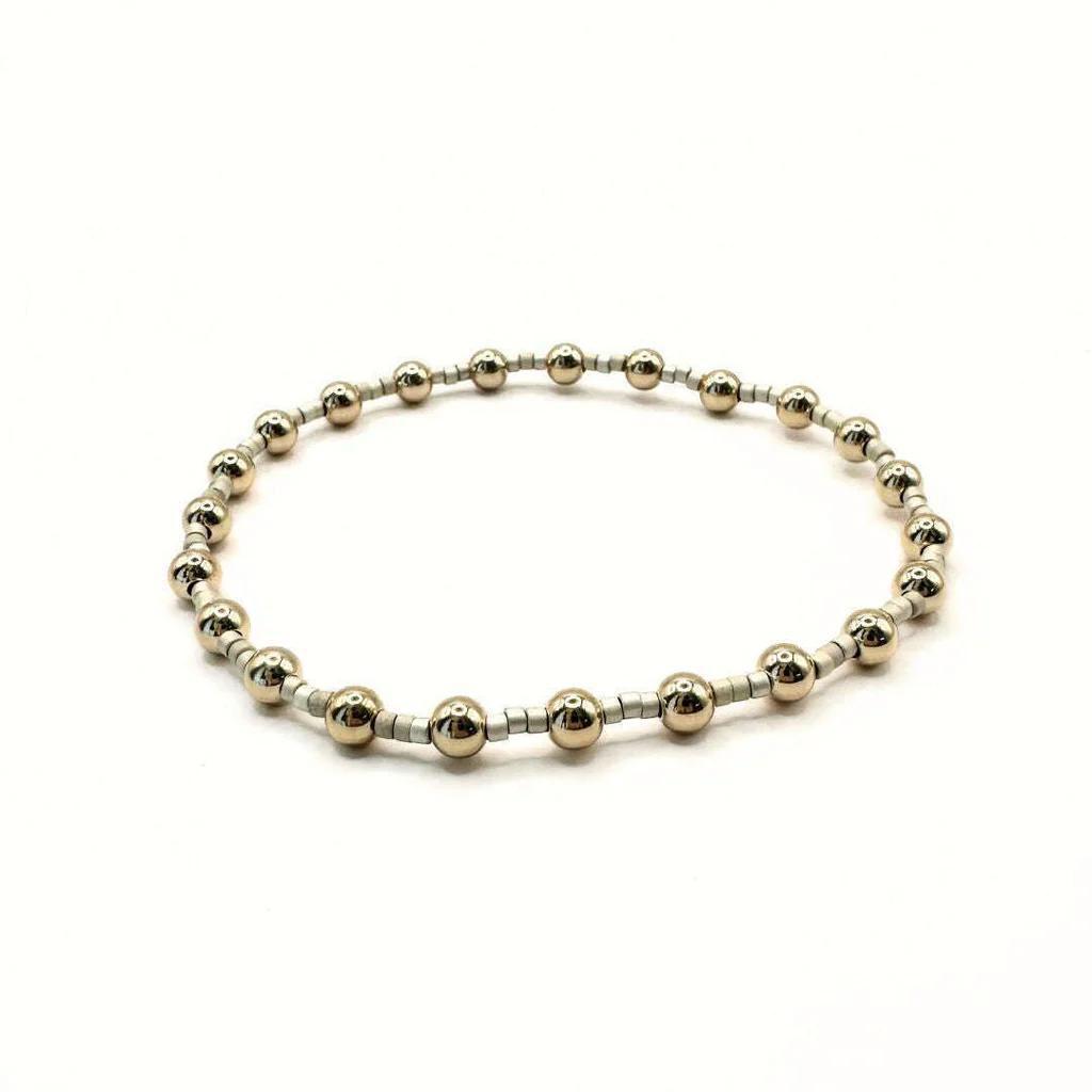 4mm Newport Gold-Filled Waterproof Bracelet ERN425 Champagne