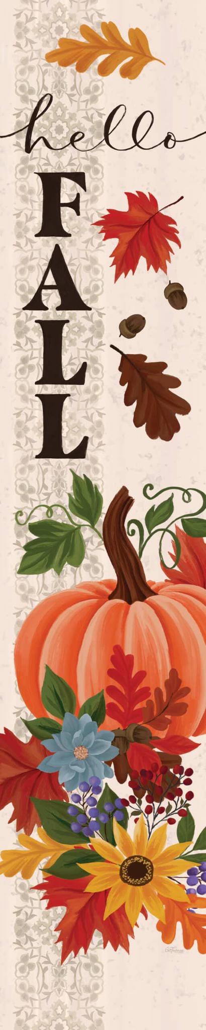 Hello Fall Yard Sign CUS925