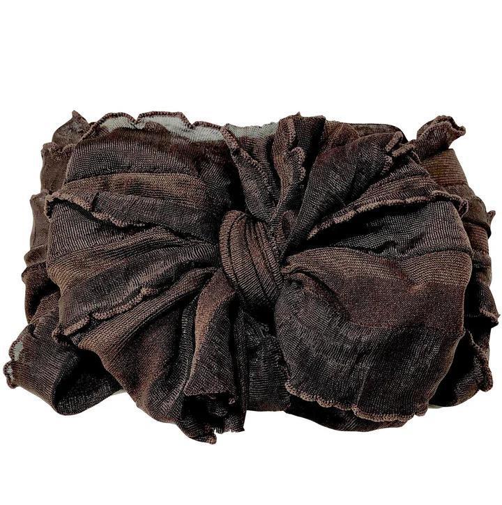 Ruffled Bow Headband RRA