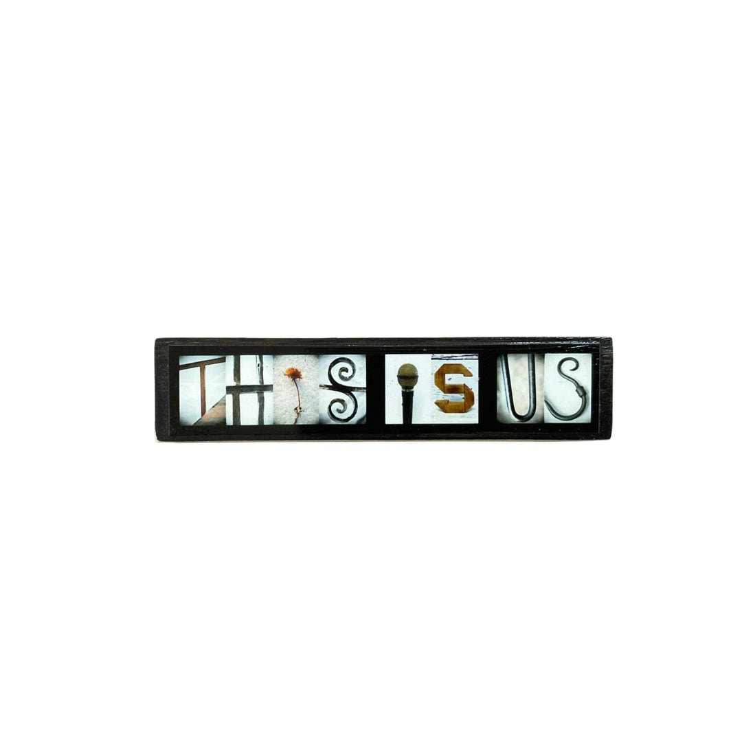This Is Us Photo Letter Art Sign LOL126