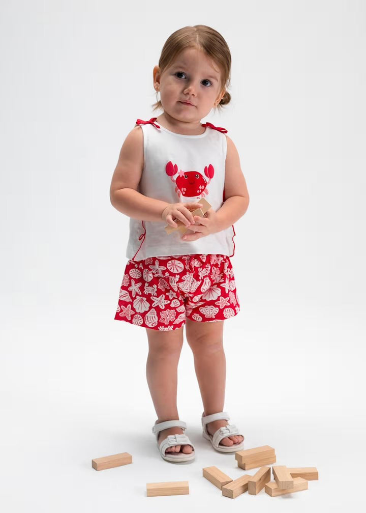 Baby Printed Shorts and T-Shirt 2-Piece Set MYR326