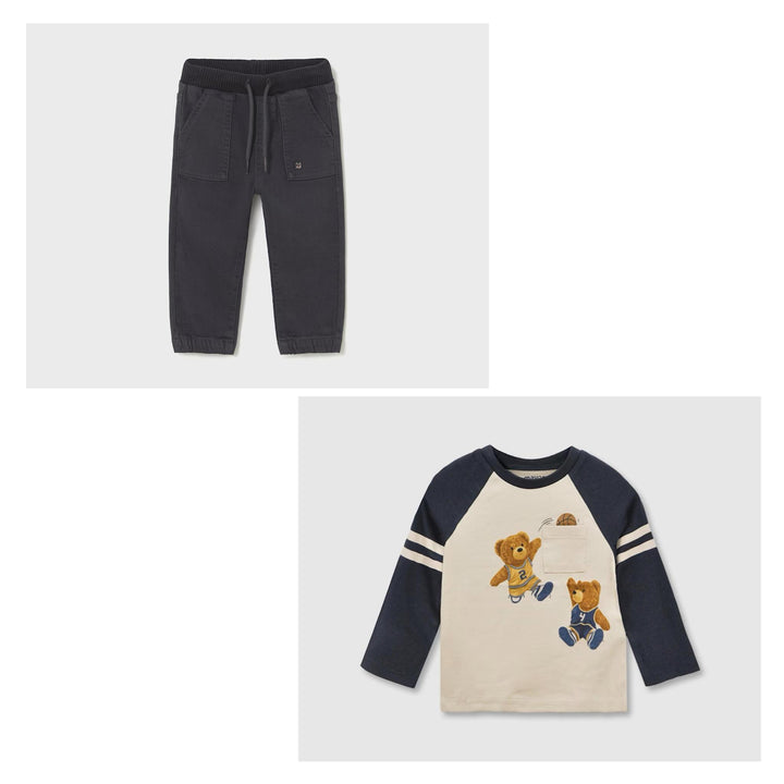Basketball Bear Long Sleeved T-shirt/Joggers MYR825