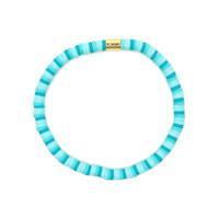 Seascape Vinyl Disc Stretch Bracelet PUR426