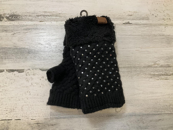 C.C. Rhinestone Fingerless Gloves HAN1124