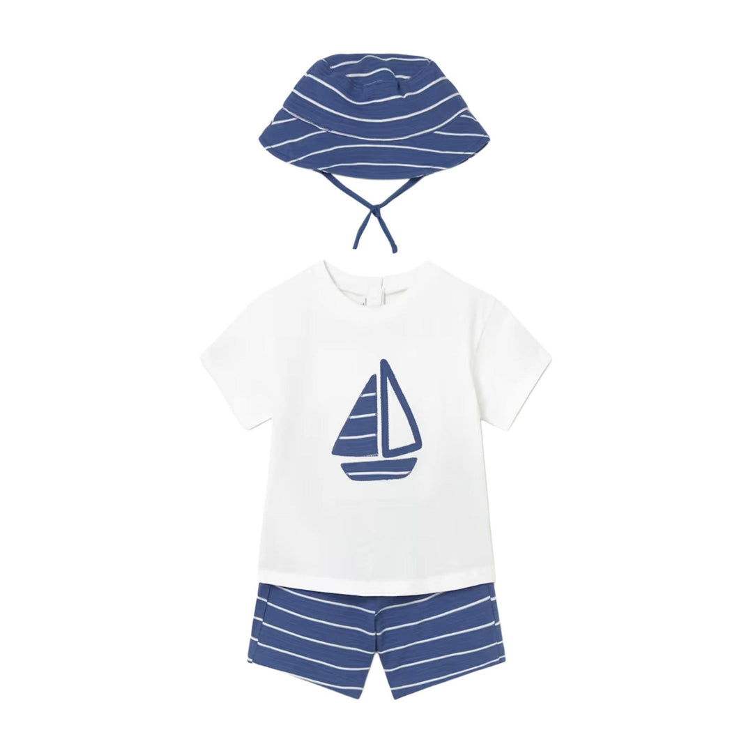 Baby Knit Sailboat 3-Piece Set MYR0126