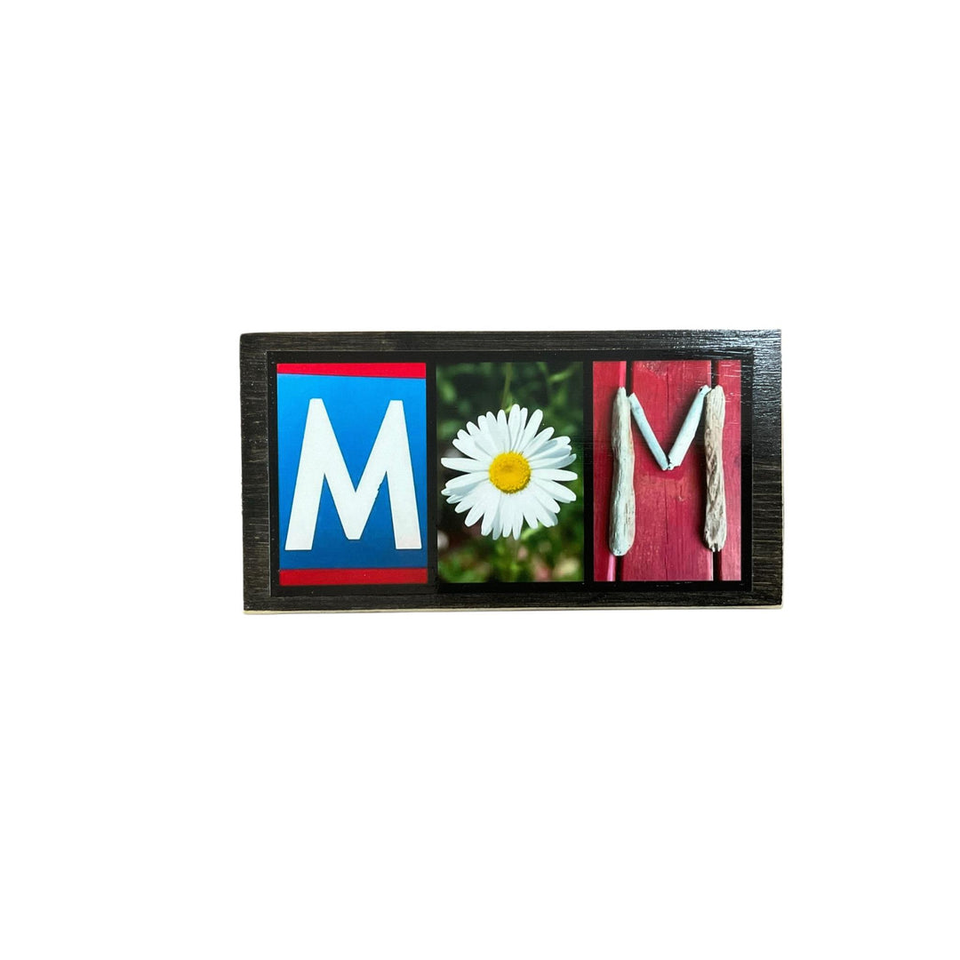 Mom Photo Letter Art Sign LOL126