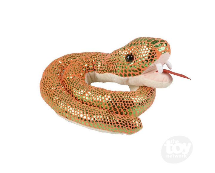 Metallic Snake Plush 54” TTN526