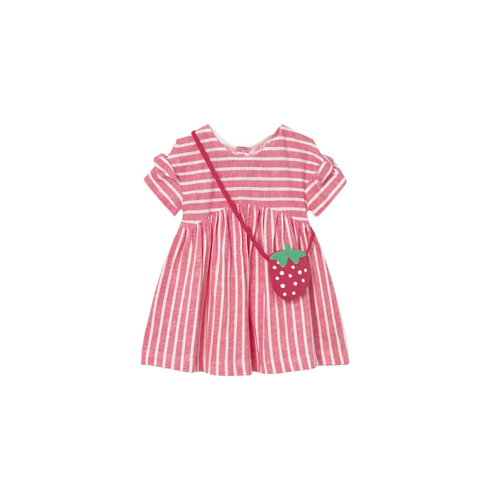 Baby Striped Dress w/Crossbody Bag MYR0126