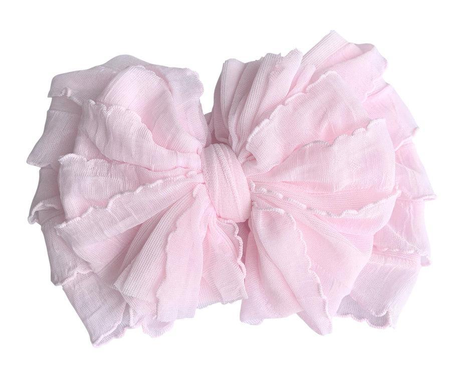 Ruffled Bow Headband RRA