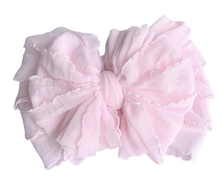 Ruffled Bow Headband RRA