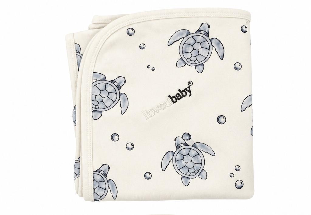 Organic Blanket, Sea Turtle LVB926