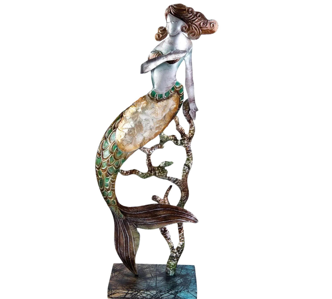 Mermaid Metal and Capiz Shell BCL426