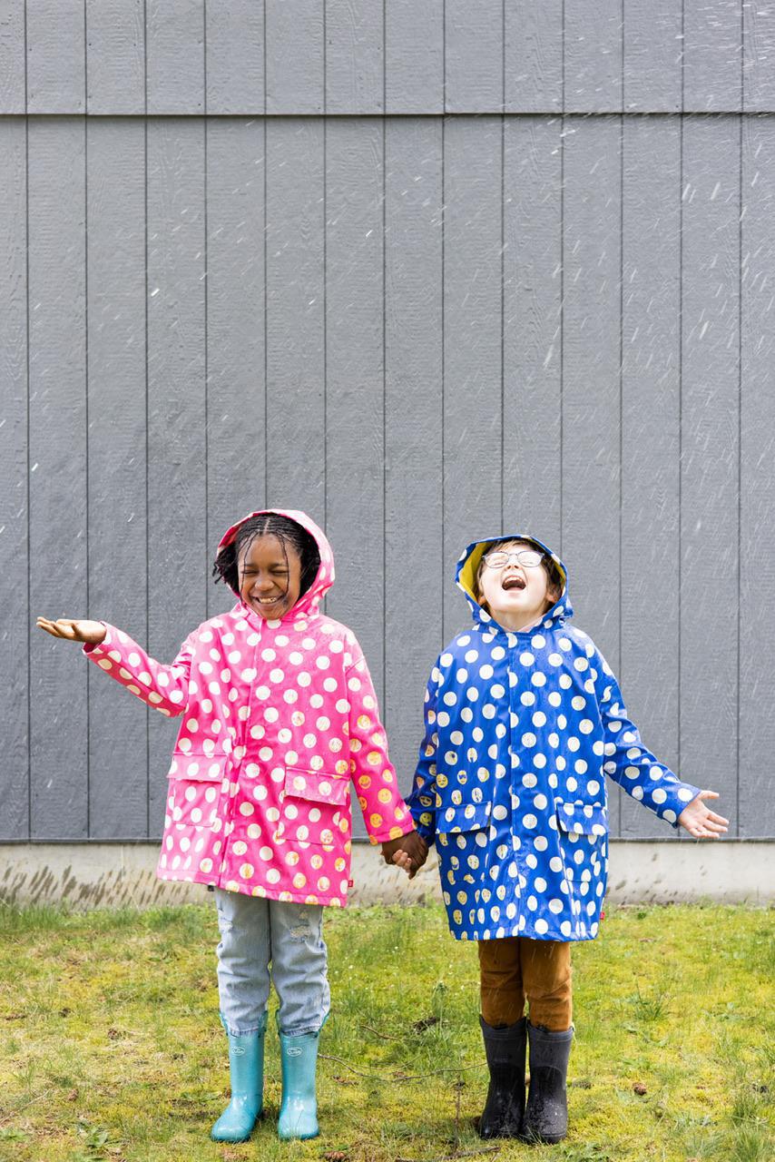 Polka Dot Emoji Raincoat MGM