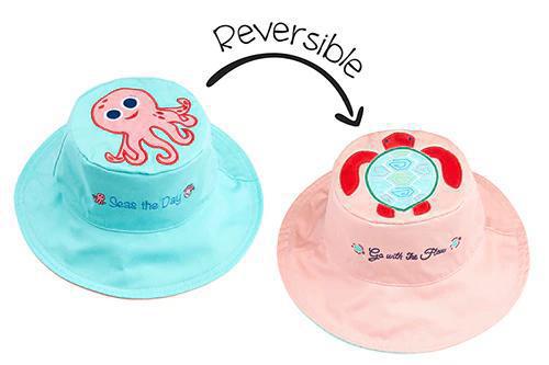 Octopus/Turtle Cap Reversible FJK
