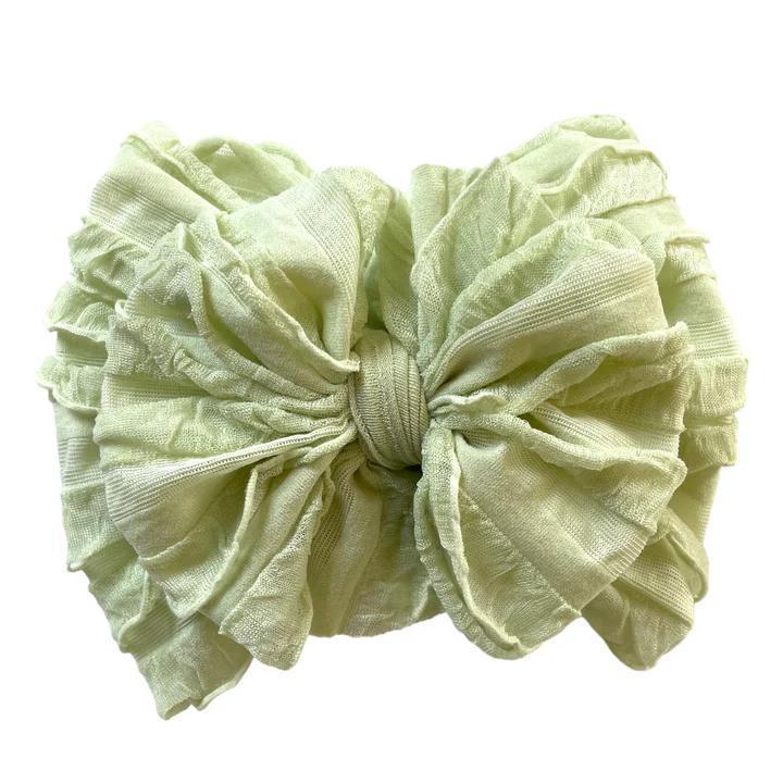 Ruffled Bow Headband RRA