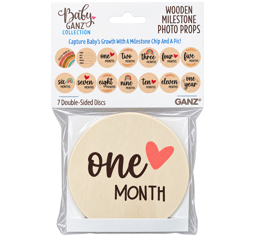 Wooden Milestone Photo Props – Baby’s First Year GNZ926