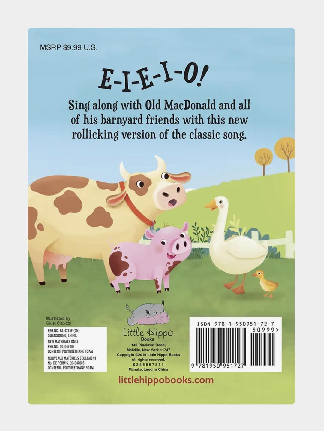 Old McDonald Had A Farm Padded Book LHB426