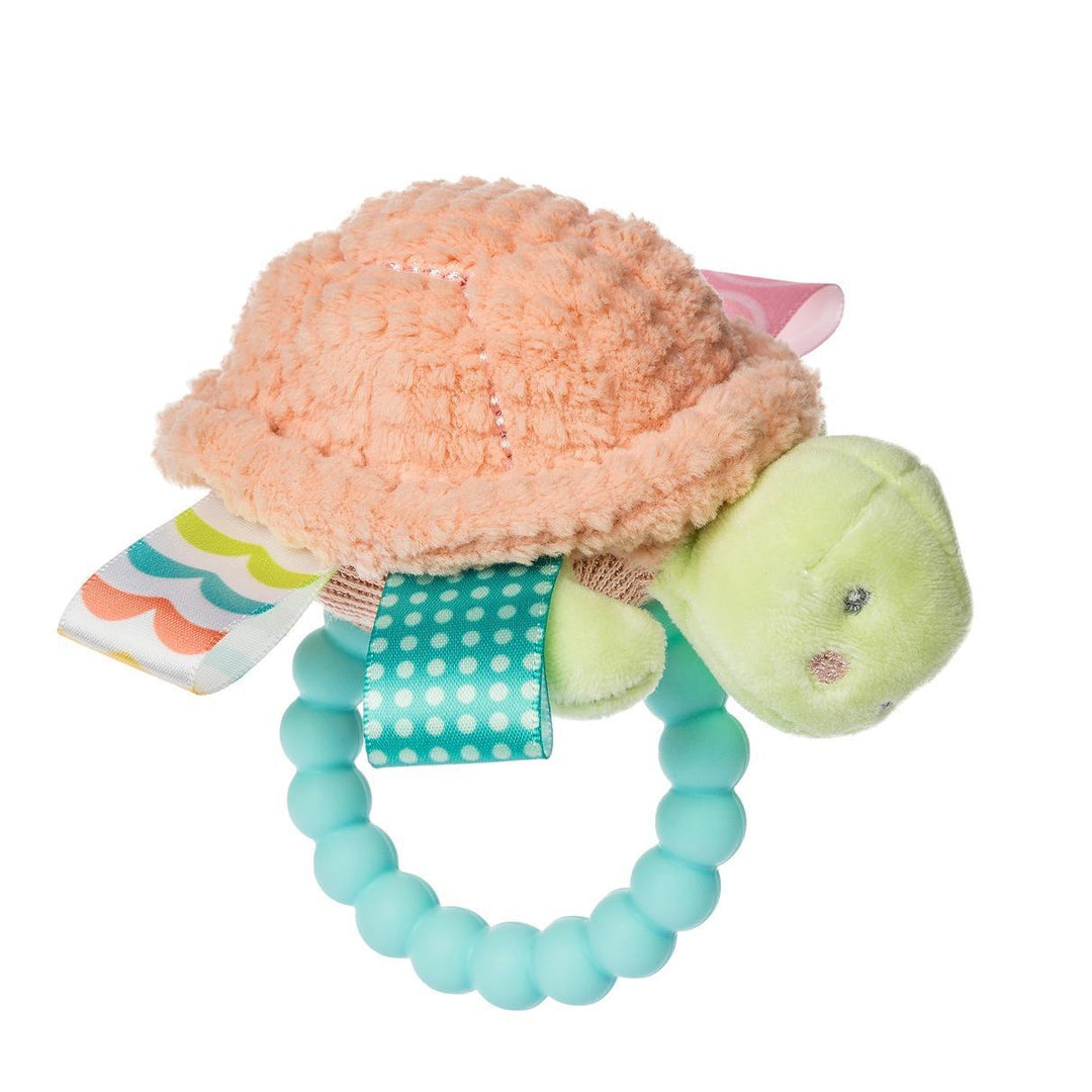 Taggies Tippy Turtle Teether Rattle – 6″ MMC526