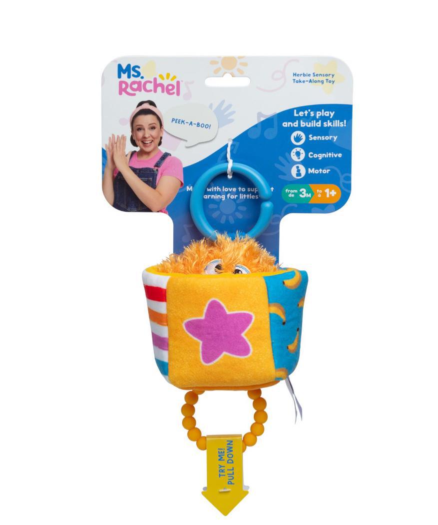 Ms. Rachel Herbie Sensory Take Along Toy GND725