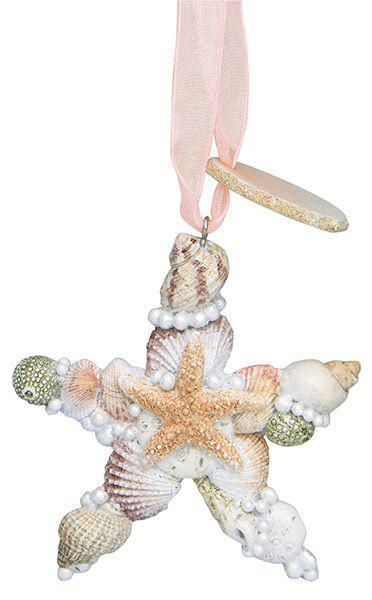Resin Ornament – Shell Star CPS725