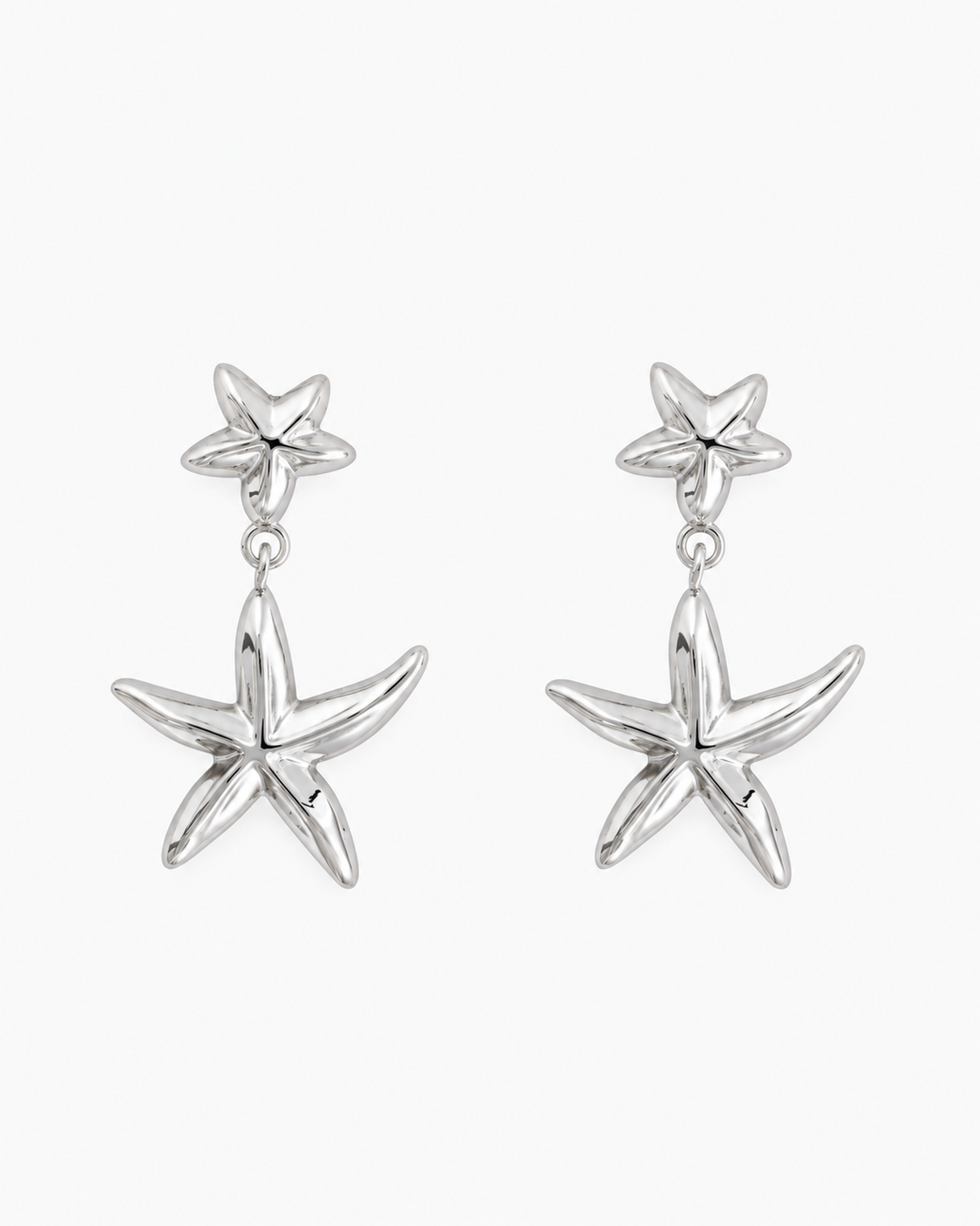 Double Starfish Dangle Earrings ABC926