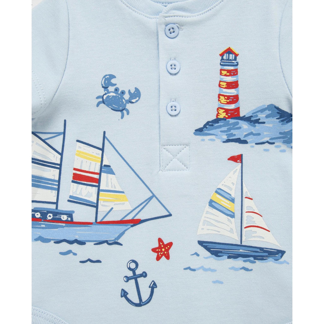 Nautical Sailboat Short Set LTM226